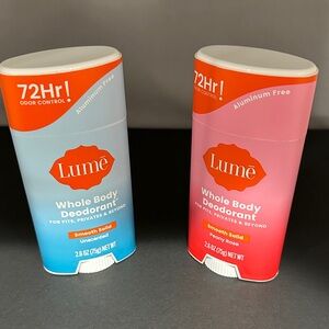 Lume Whole Body Deodorant Duo - Peony Rose and Unscented